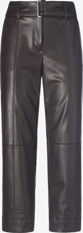 Basler Wide leg Broek 'Bea' in Bruin: voorkant