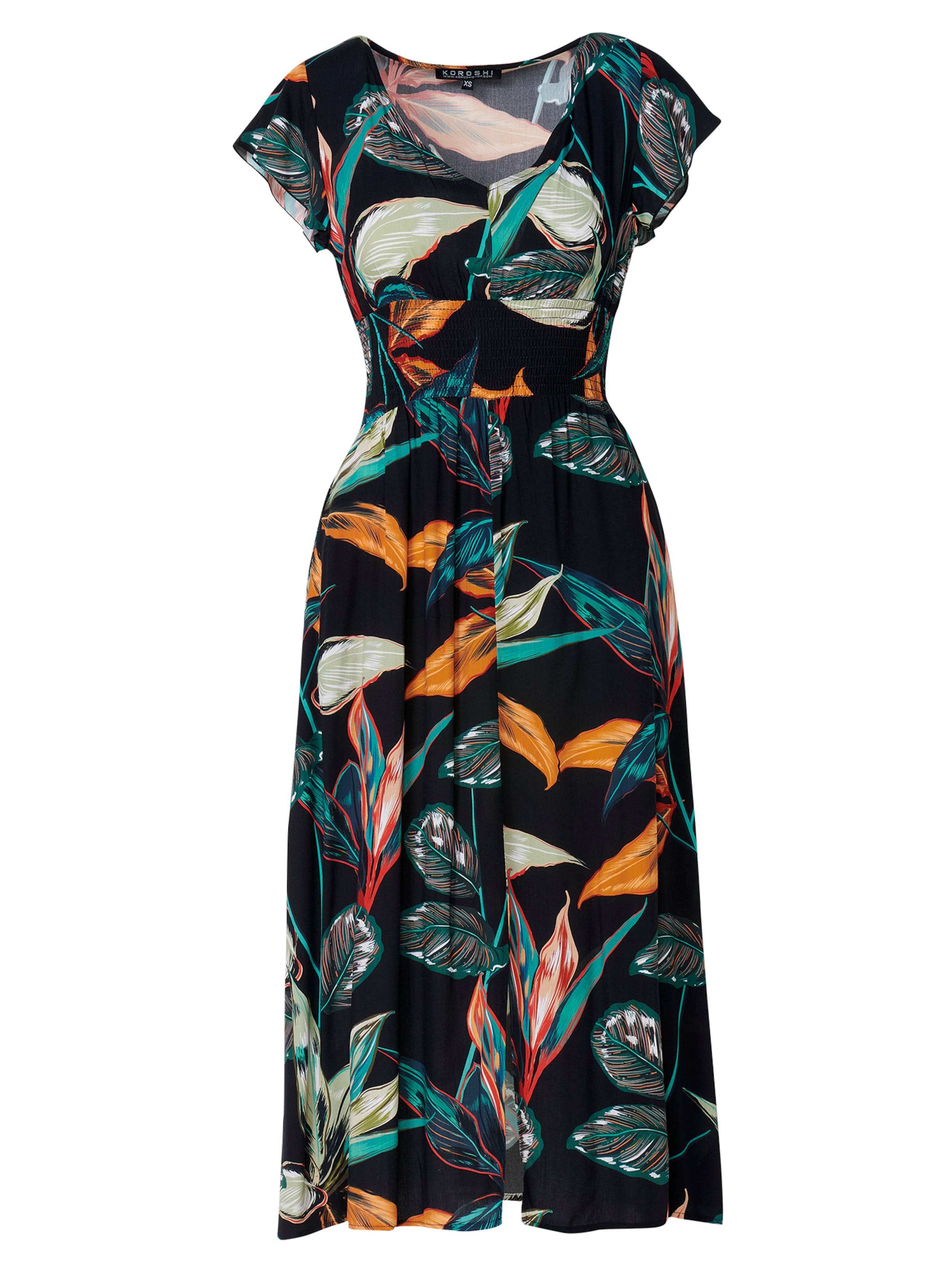 KOROSHI Mekko värissä musta: etupuoli