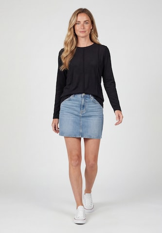 usha BLUE LABEL Shirt in Zwart