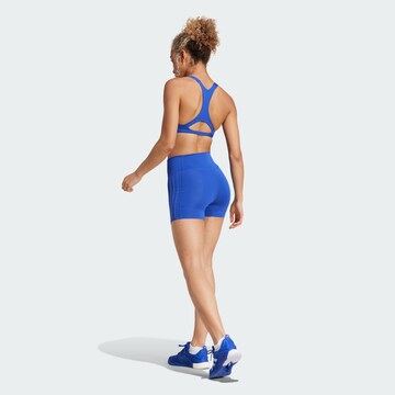 ADIDAS PERFORMANCE Skinny Sports trousers 'Optime' in Blue