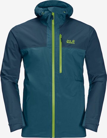 JACK WOLFSKIN Outdoor jacket 'Go Hike' in Blue: front