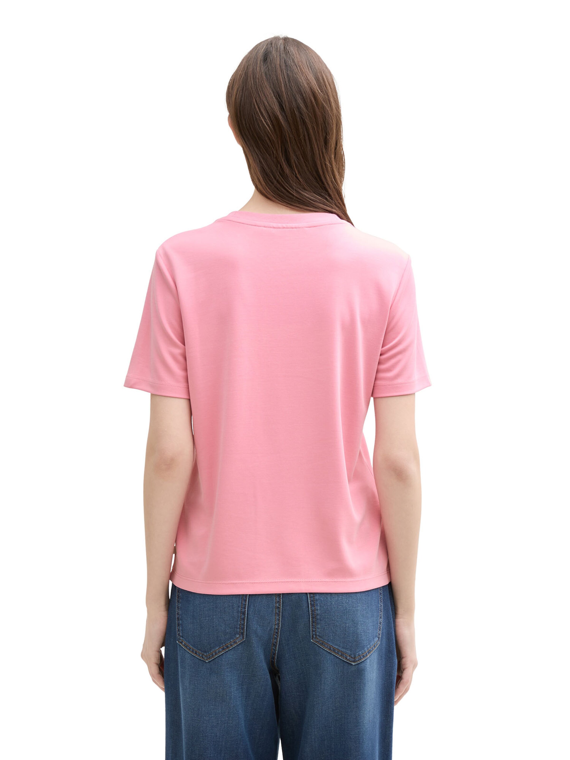 T-shirt TOM TAILOR DENIM en rose