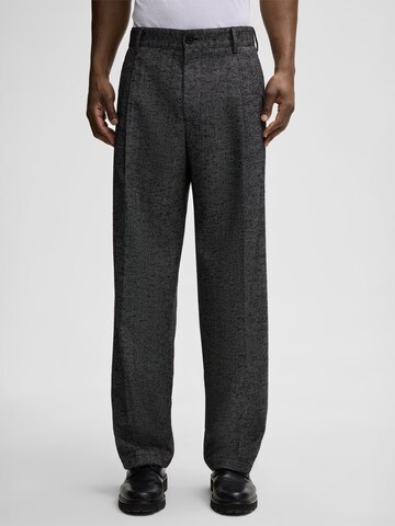 STRELLSON Loosefit Hose 'Jarod' in Grau: Vorderseite