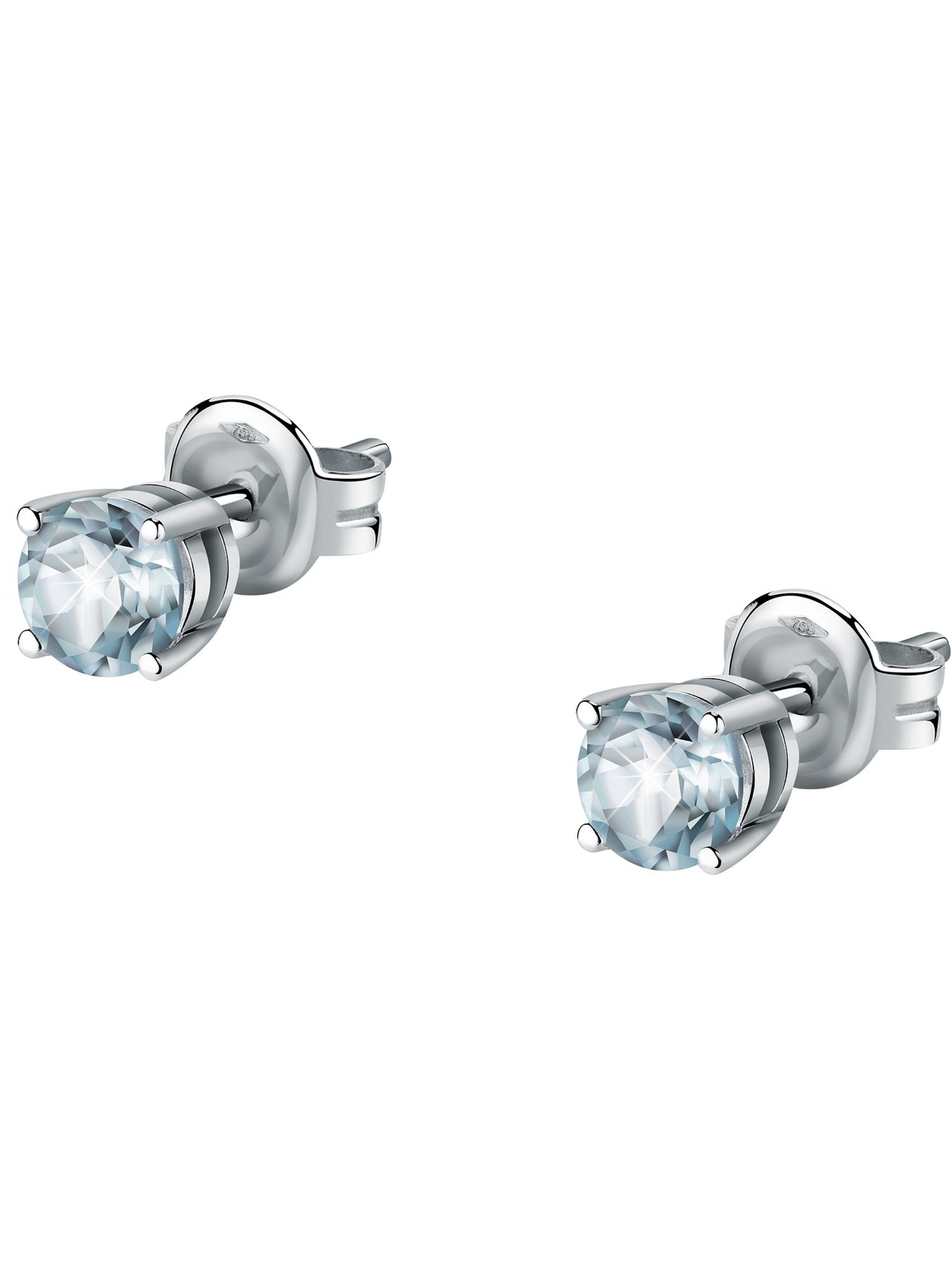 CHRIST Earrings in White: front
