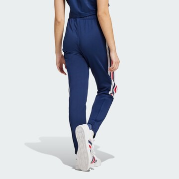 ADIDAS SPORTSWEAR Tapered Sports trousers 'Tiro' in Blue