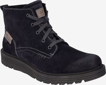 JOSEF SEIBEL Lace-Up Boots in Grey