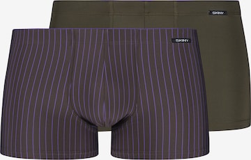 Skiny - Boxers em castanho: frente