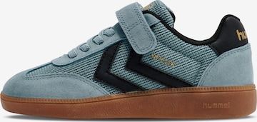 Baskets Hummel en bleu : devant