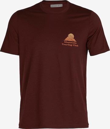 ICEBREAKER Funktionsshirt in Brown: front