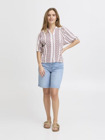 Camicia da donna ' PZLEZIA ' di PULZ Jeans in bianco