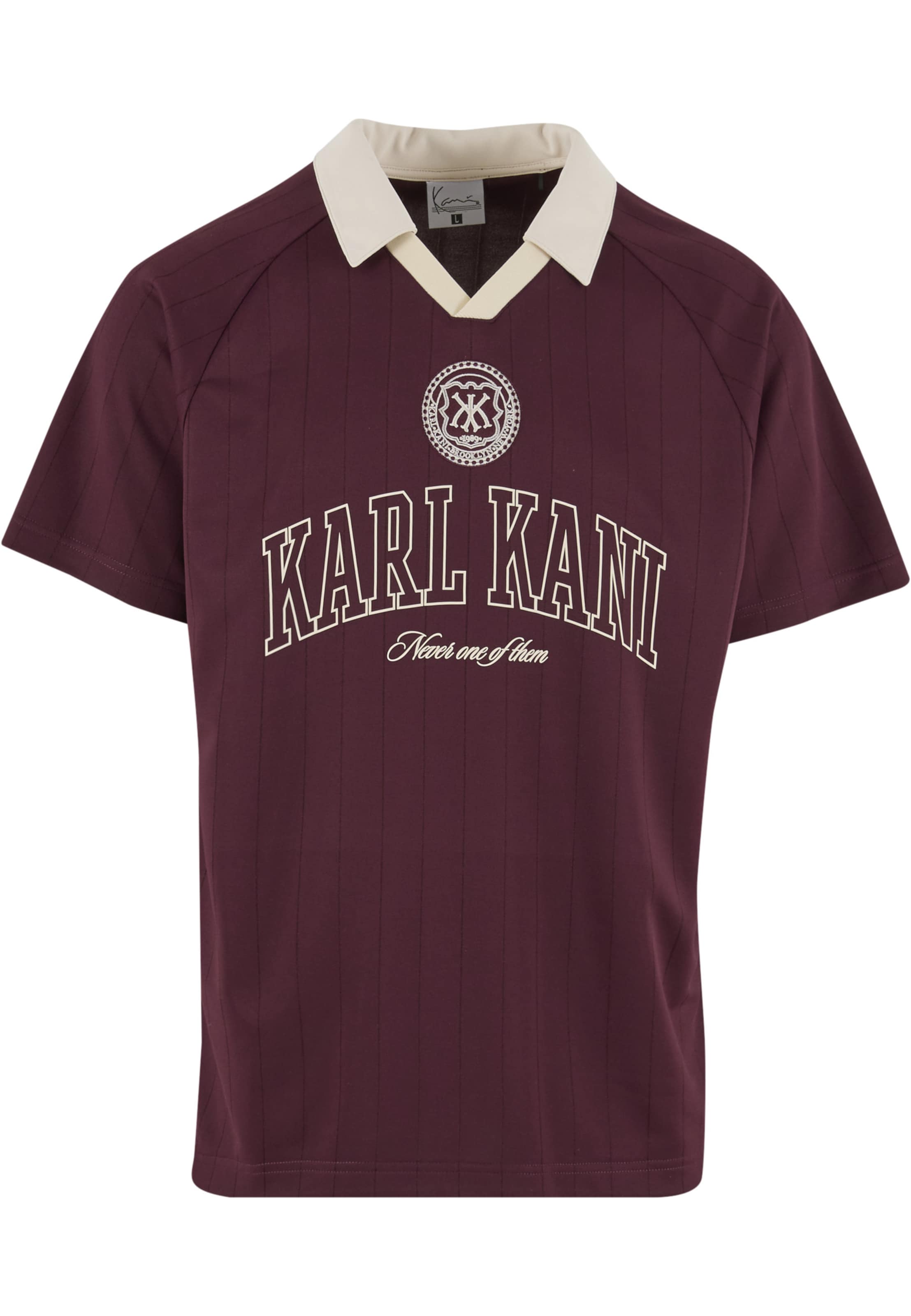 Karl Kani Shirt 'Heritage' in Rood: voorkant