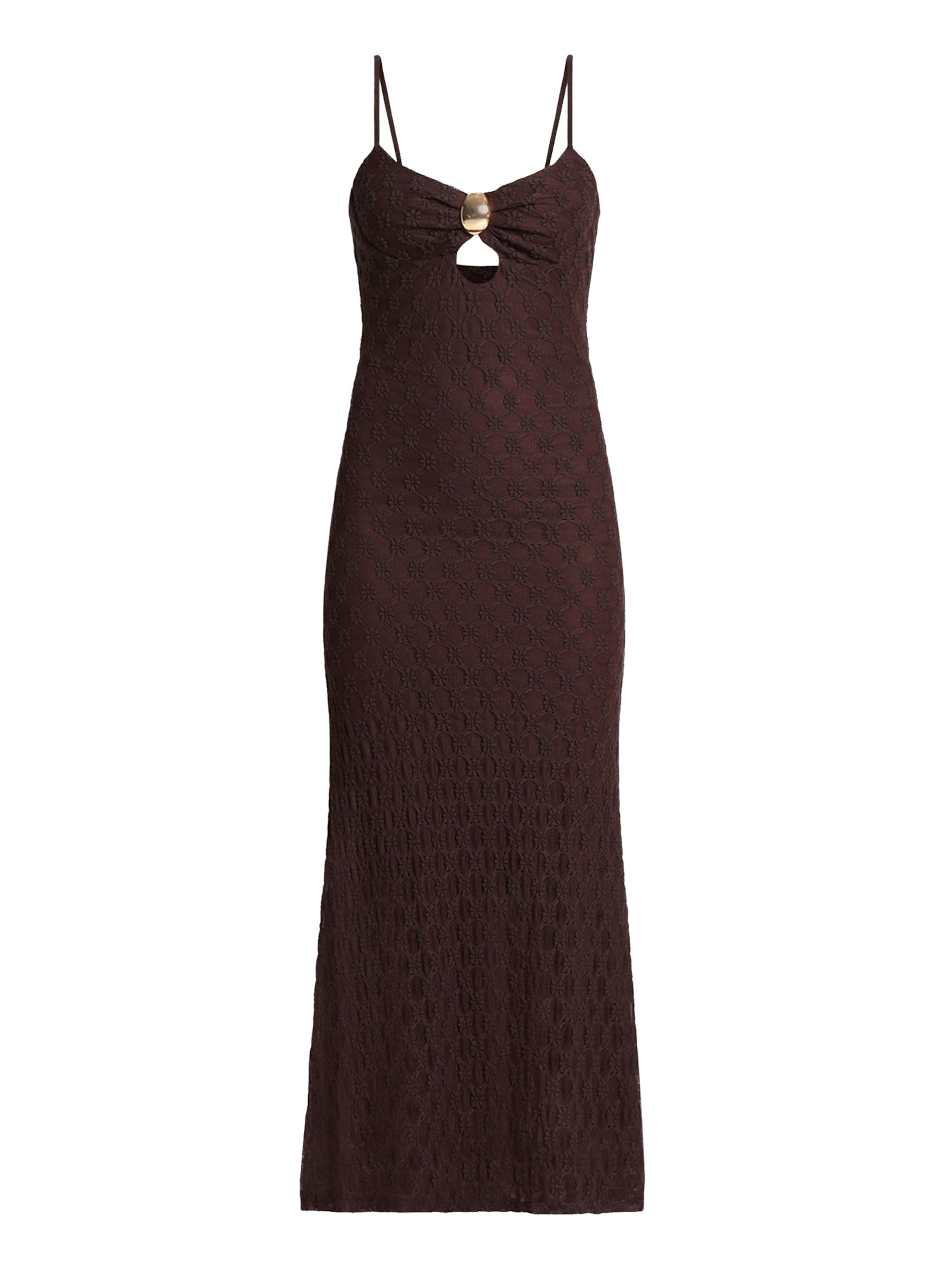 Bardot - Vestido de noche 'KARLA' en marrón: frente