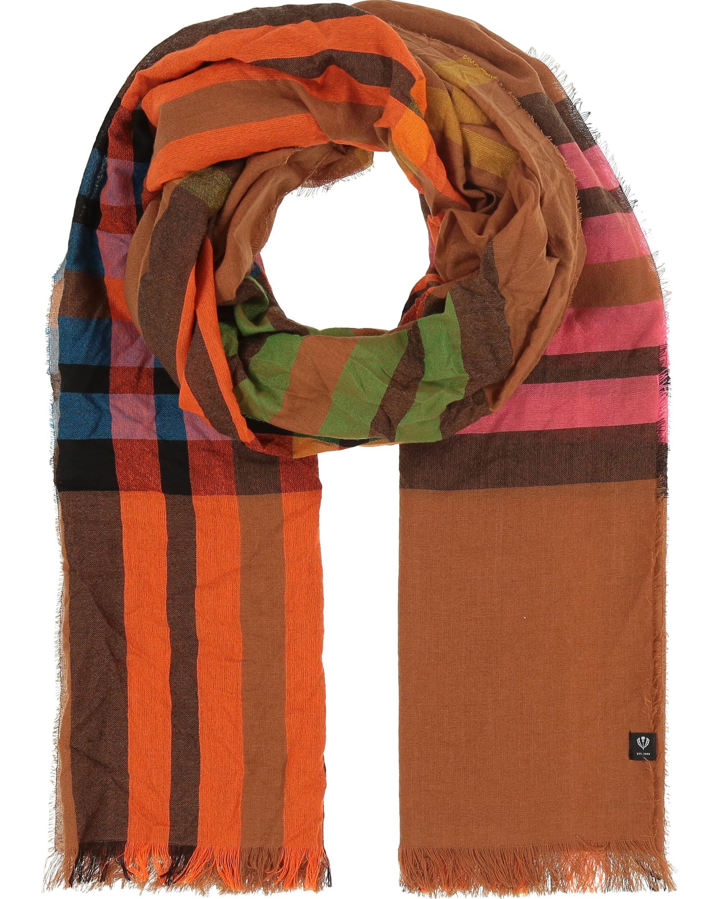 FRAAS Schal in Orange: Vorderseite