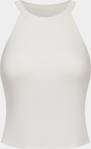 cfab (formerly creamy fabrics) Topp 'Neck Holder Bra Top' i vit: framsida