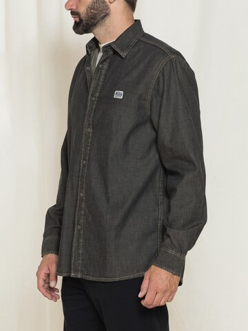 Carrera Jeans Shirt 'Replica 2 Denim'‌‌‌‌ in Schwarz