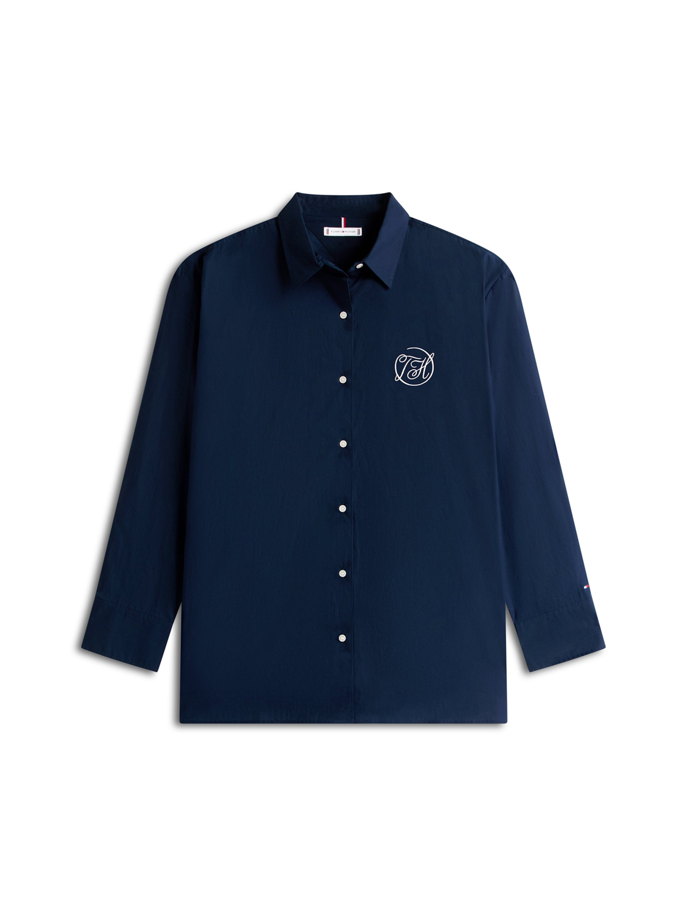 Tommy Hilfiger Curve Blouse in Blue: front