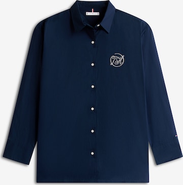 Tommy Hilfiger CurveBluza - plava boja: prednji dio