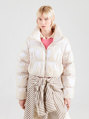 ADIDAS ORIGINALS Winter Jacket in Beige: front