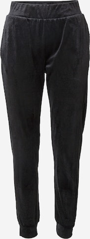 Hunkemöller Zwężany krój Spodnie w kolorze czarny: przód