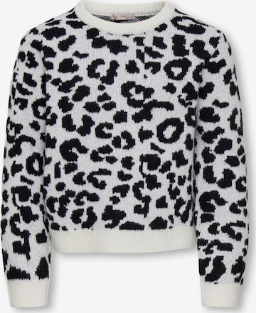 ONLY GIRLS Pullover 'KOGDORA' i hvid: forside