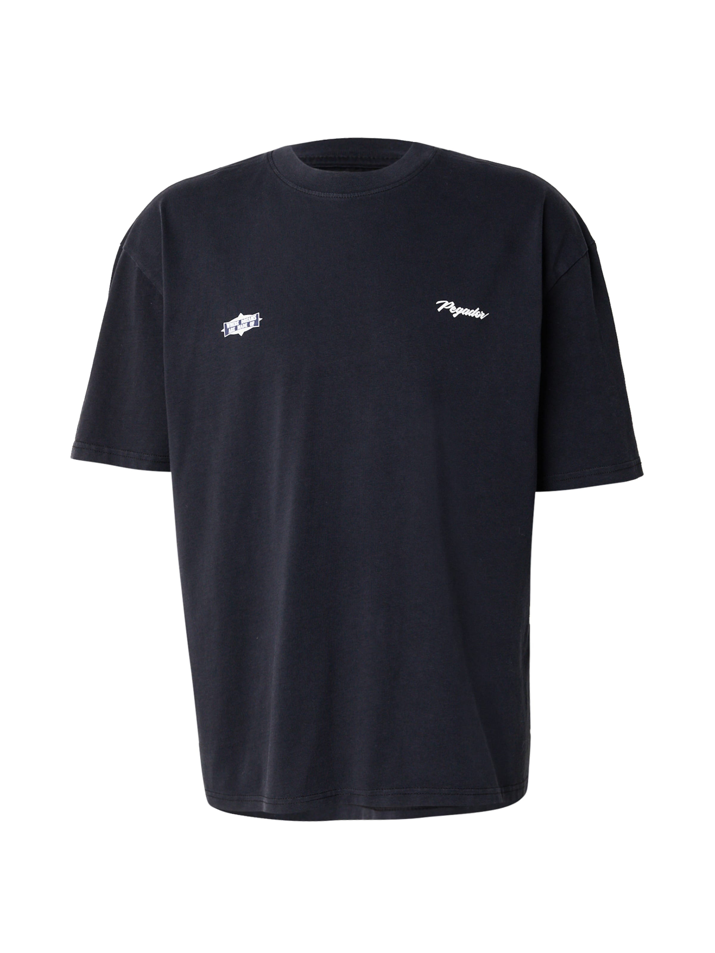 Pegador Μπλουζάκι 'Colten' σε μαύρο: μπροστά