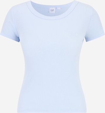 Gap Petite T-shirt 'BRANNA RINGER' i blå: framsida