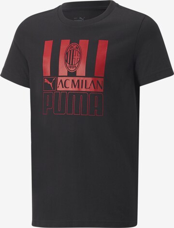 PUMA Performance Shirt 'A.C. Milan' in Black: front