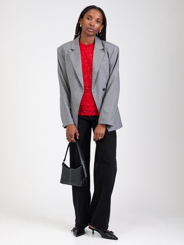 PIECES - Blusa 'PCOLLINE' en rojo