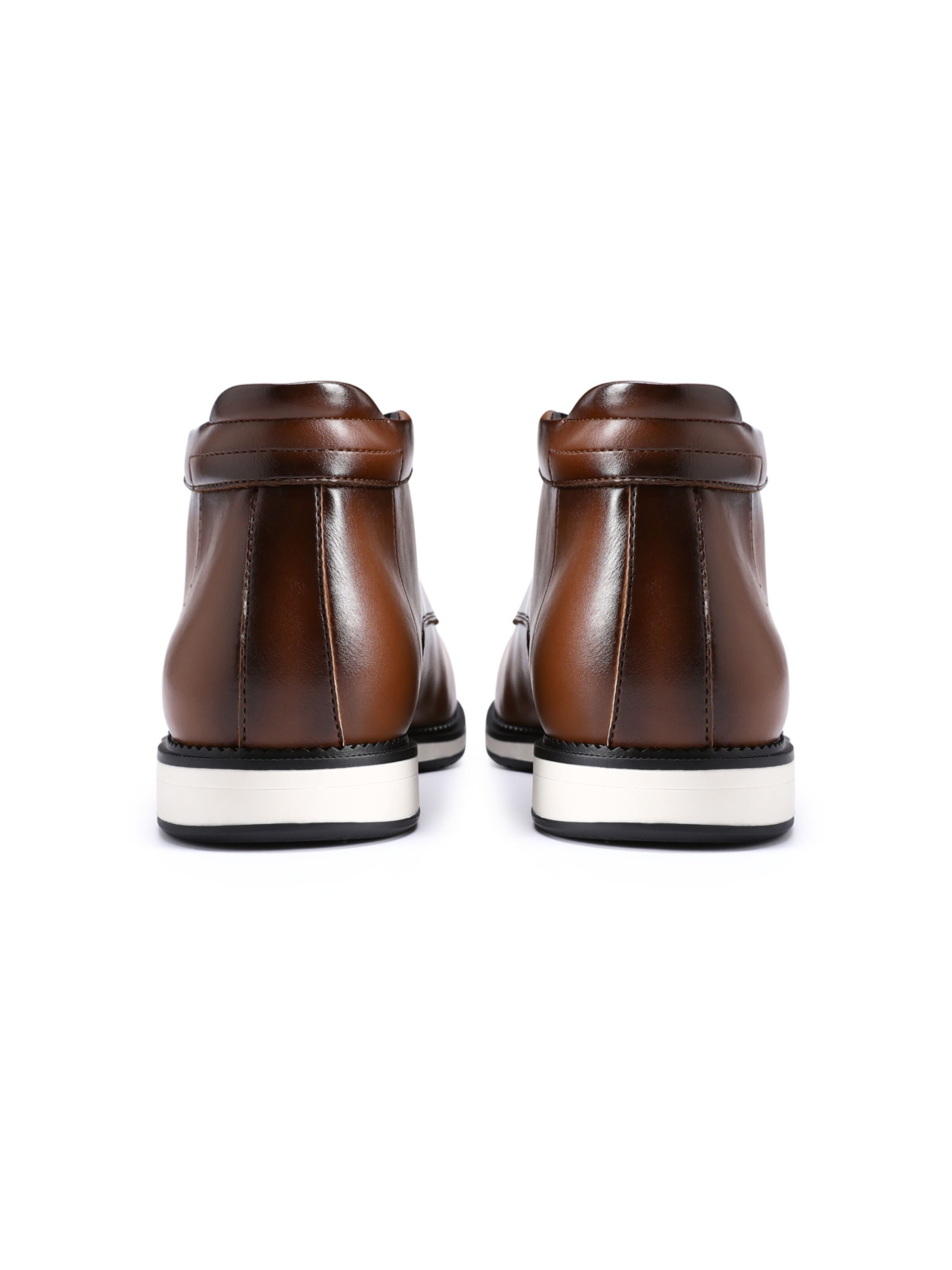 ALLTHEMEN Lace-Up Shoes 'Schutz' in Brown