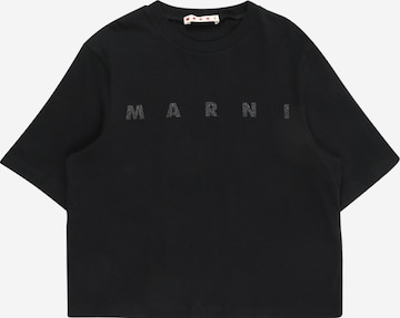 Maglietta di Marni in nero: frontale