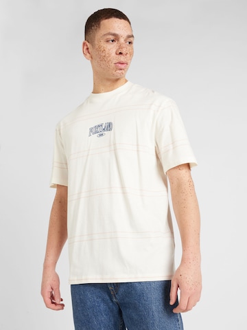 TOPMAN T-shirt 'Portland' i beige: framsida