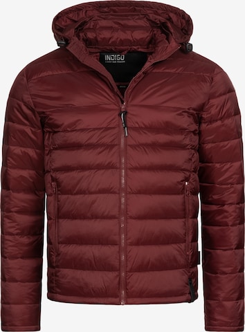 INDICODE JEANS Jacke 'Hampshire' in Rot: predná strana