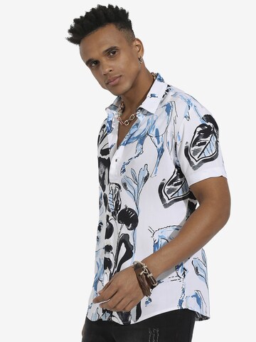 Campus Sutra - Regular Fit Camisa ' Maverick ' em mistura de cores