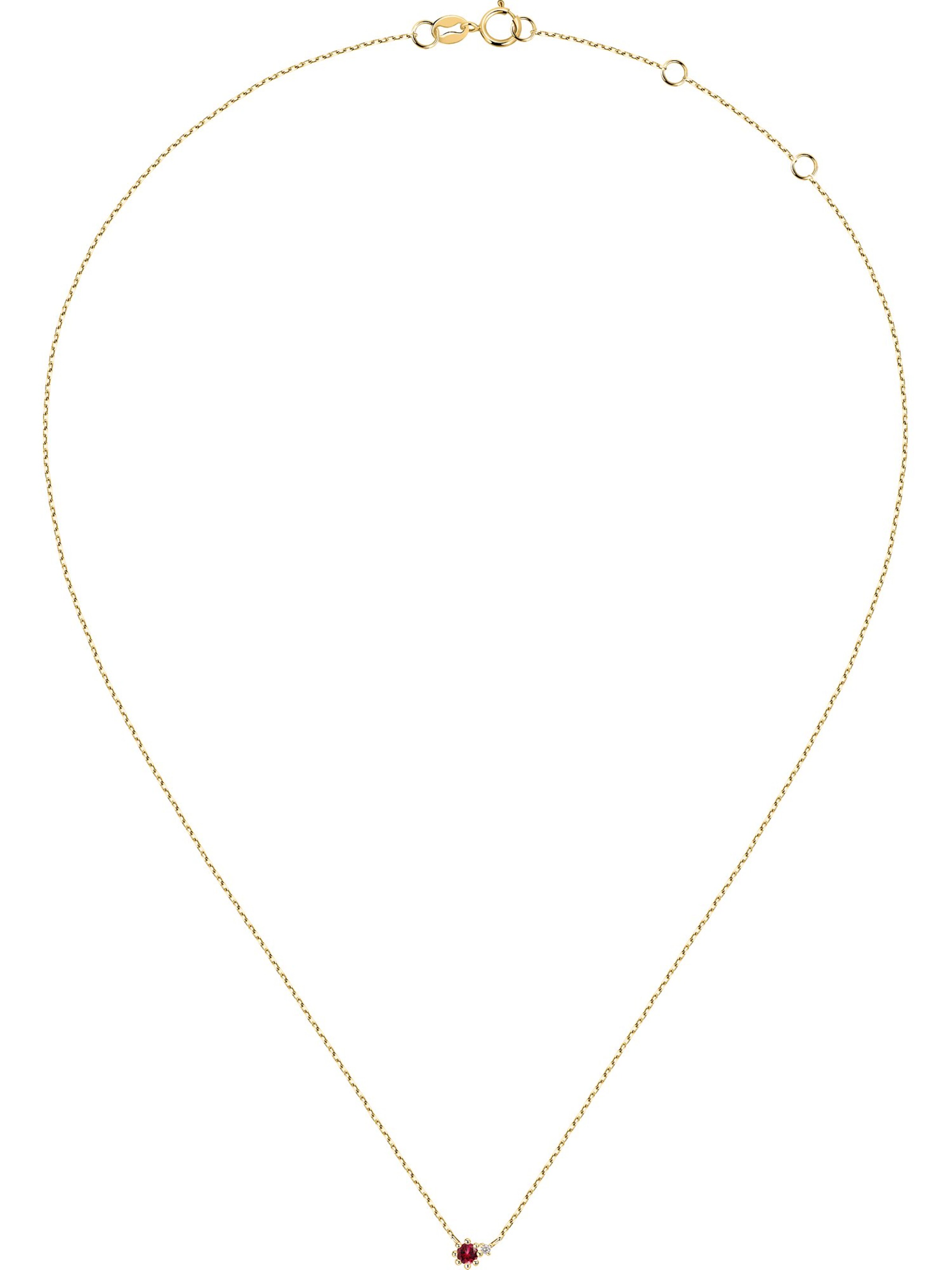 Live Diamond Kette in Gold: Vorderseite