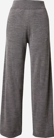 pilka SELECTED Plačios klešnės Kelnės 'SLFHELLA': priekis