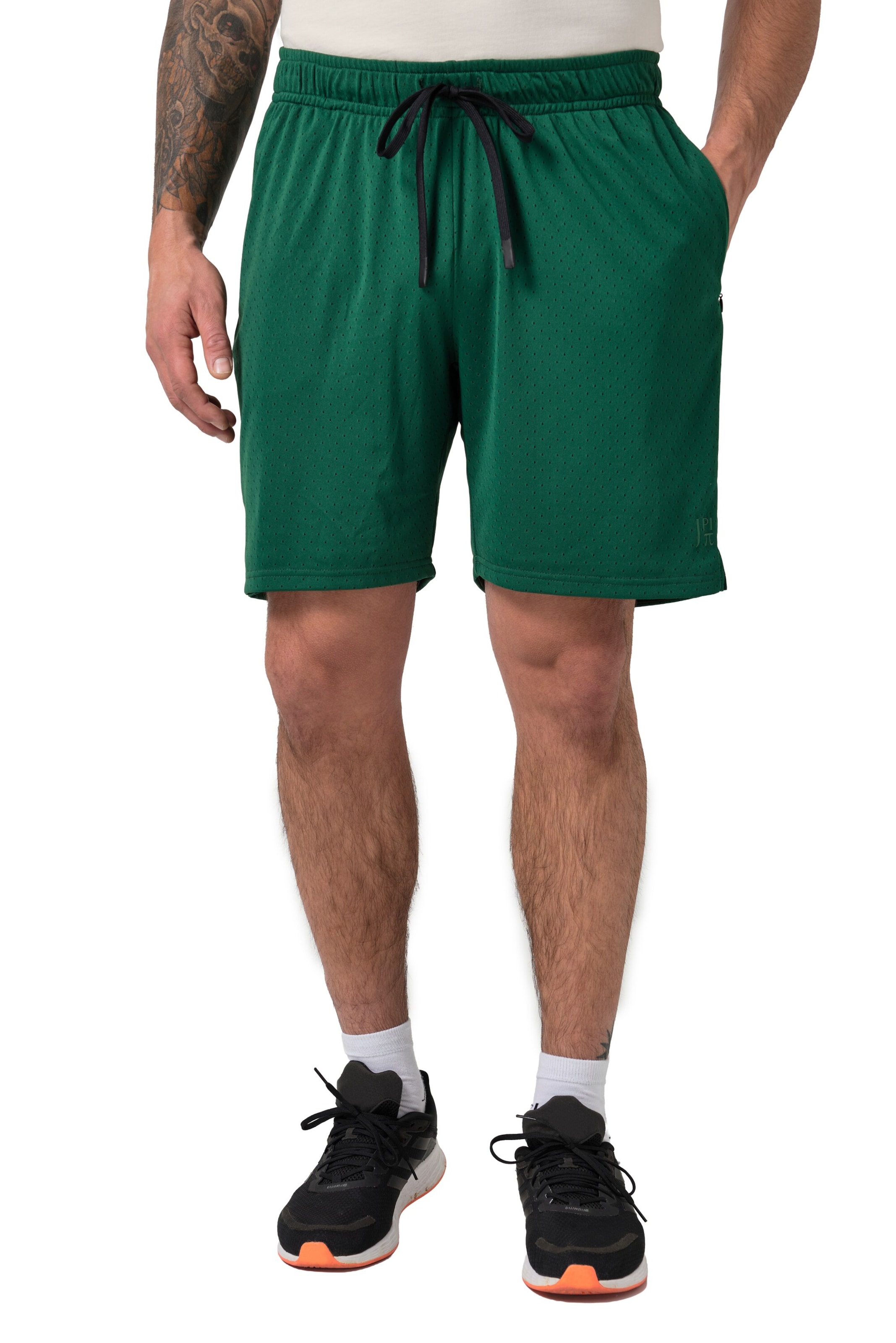 JAY-PI Wide leg Broek in Groen: voorkant