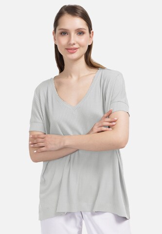 HELMIDGE Blouse in Grijs: voorkant