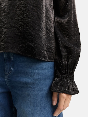 TOM TAILOR DENIM Blouse in Black