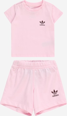 ADIDAS ORIGINALS Jogginganzug 'Shorts And' in Pink: predná strana