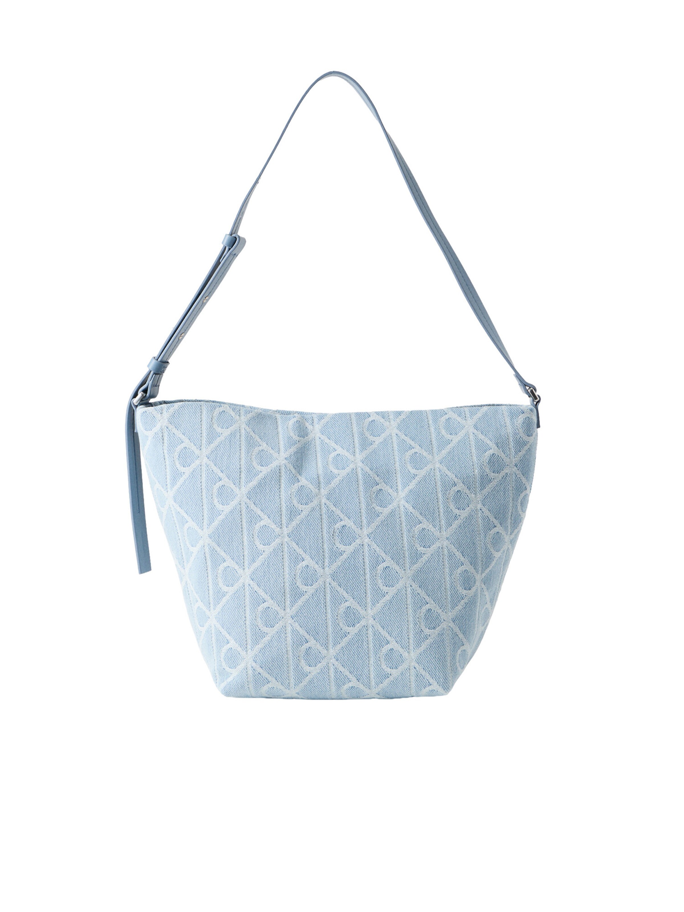 Sac bandoulière Calvin Klein en bleu : devant