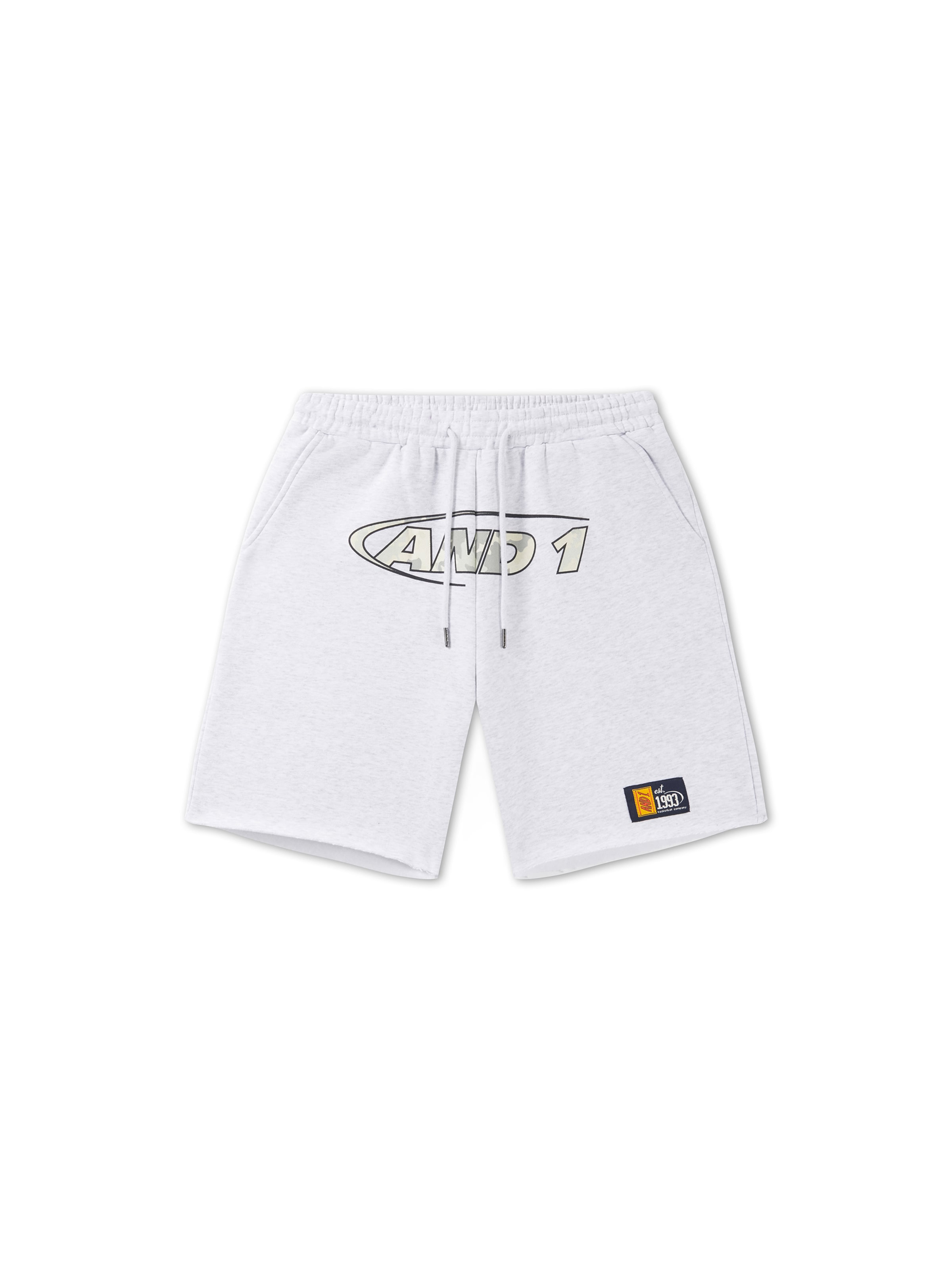 Loosefit Pantalon AND1 en gris : devant