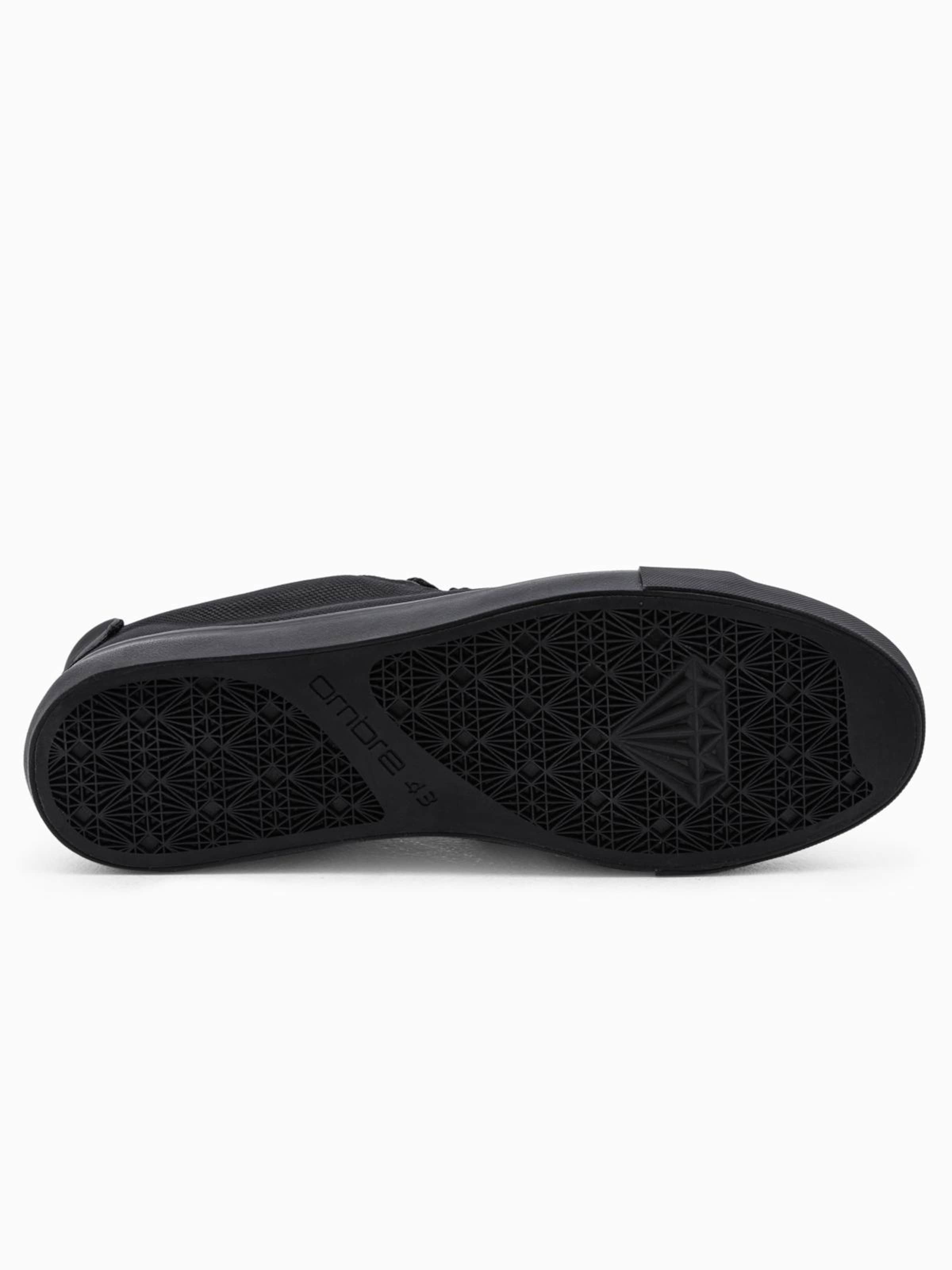 Ombre Platform trainers in Black