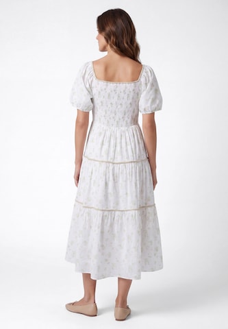 Robe Usha en blanc