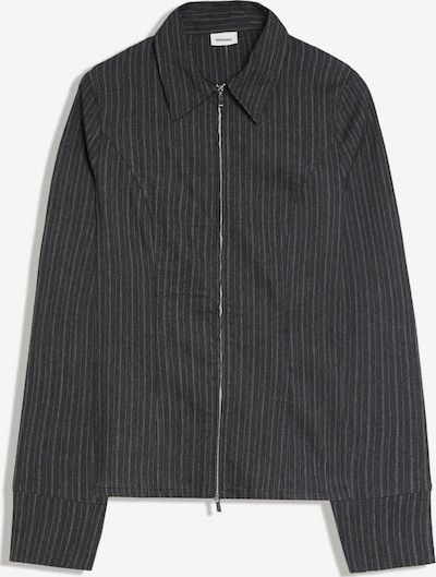 Bershka Bluse in XS in grau / graumeliert, Produktansicht