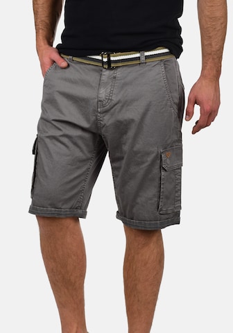 BLEND Regular Cargo Pants 'Brian' in Grey: front