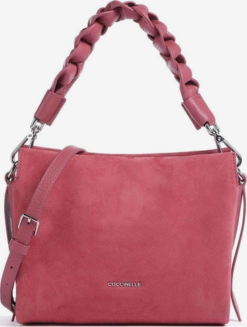Borsa a mano 'Boheme Suede 23x18x10 cm' di Coccinelle in rosa: frontale