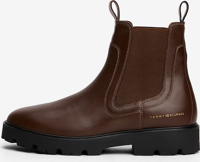 TOMMY HILFIGER Chelsea-bootsi värissä ruskea / kulta, Tuotenäkymä