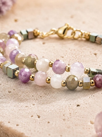 Alster Herz - Pulsera 'Rainbow Bloom' en Mezcla de colores