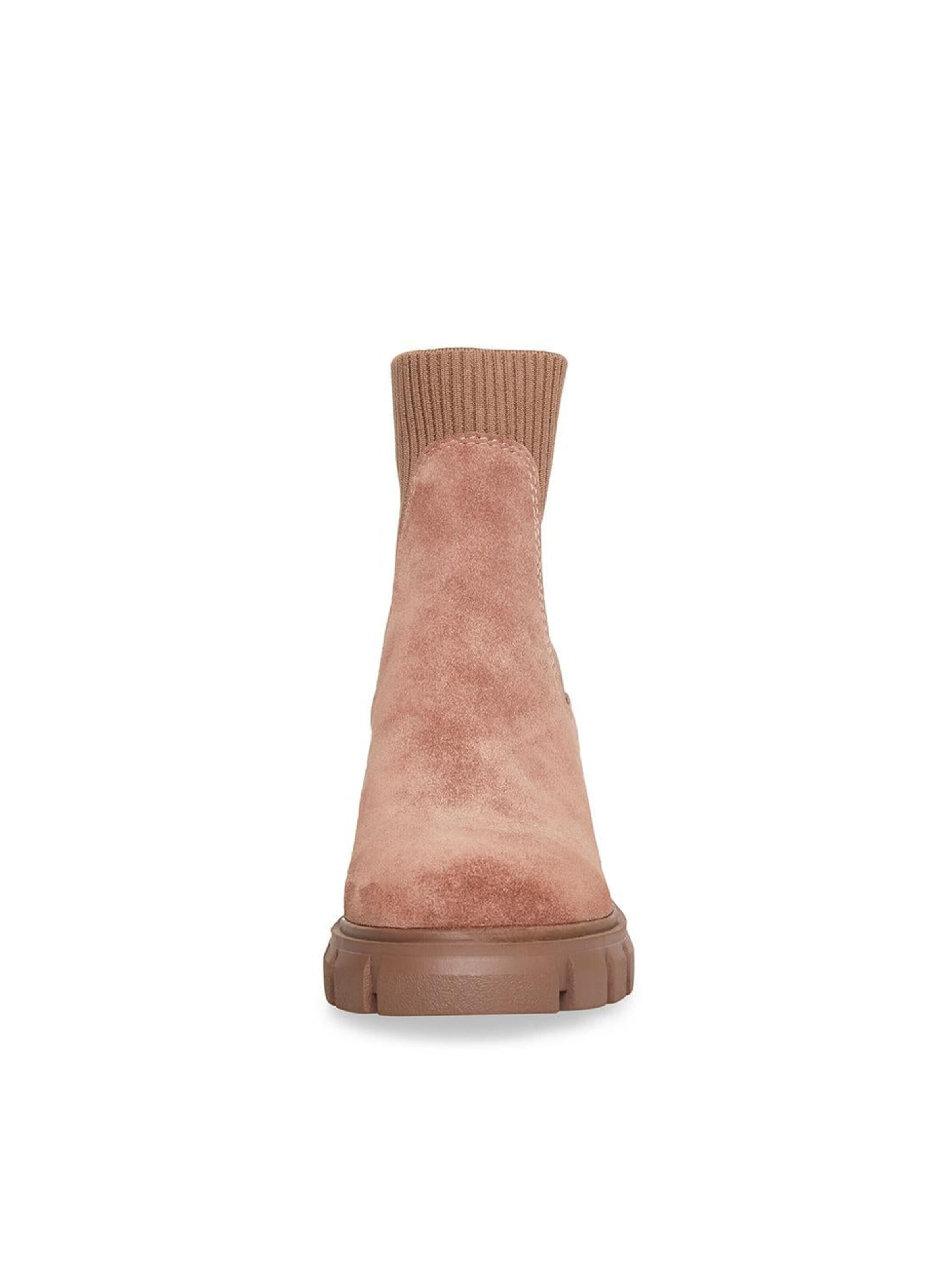 STEVE MADDEN Kozaki 'Womens Hutch Taupe Suede Ankle Boots' w kolorze brązowy