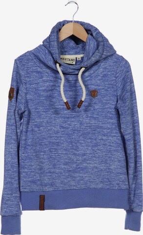 naketano Sweatshirt & Zip-Up Hoodie in S in Blue: front